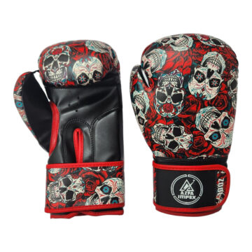 Sugar Skull Printed Boxing Training Gloves