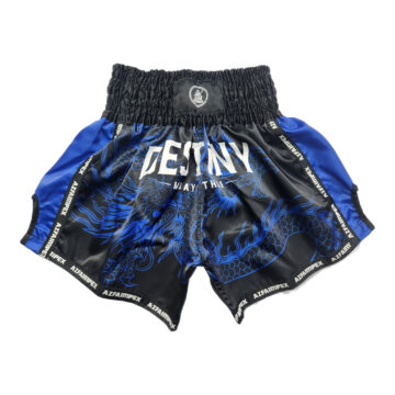 Blue & Black Sublimated Muay Thai Shorts
