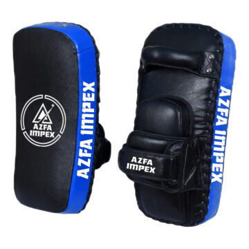 Black & Blue Curved Muay Thai Striking Pads