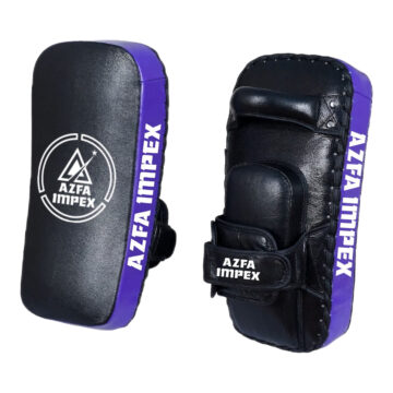 Black & Purple Curved Muay Thai Striking Pads