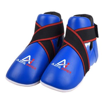 Solid Blue Sparring Foot Protectors / Semi Shoes